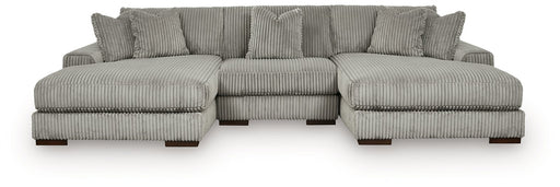 Lindyn Sectional with Double Chaise - Dan Dan The Mattress Man (Midland, MI)