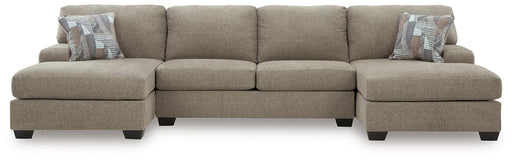 Newellen Sectional with Double Chaise - Dan Dan The Mattress Man (Midland, MI)