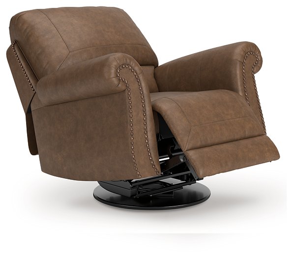 Chasemore Swivel Glider Recliner - Dan Dan The Mattress Man (Midland, MI)
