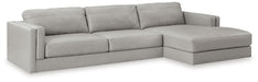 Amiata Sectional with Chaise - Dan Dan The Mattress Man (Midland, MI)