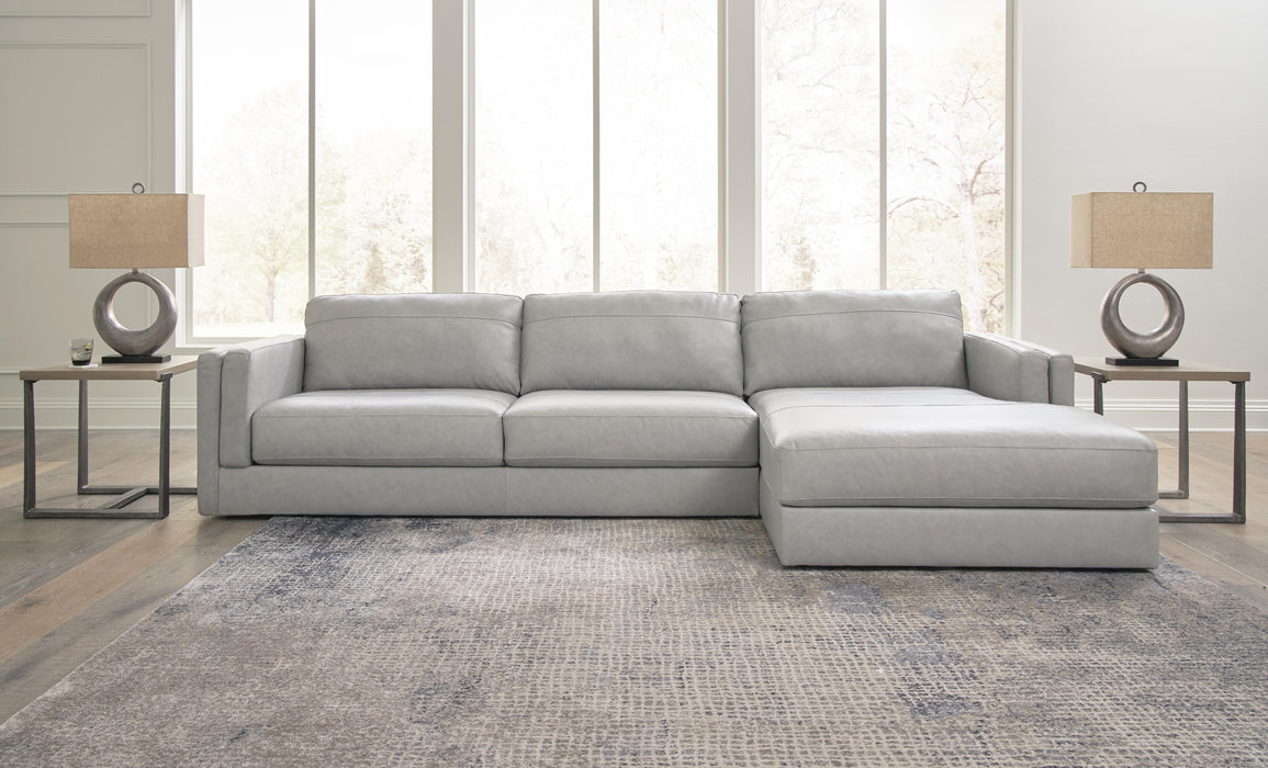 Amiata Sectional with Chaise - Dan Dan The Mattress Man (Midland, MI)