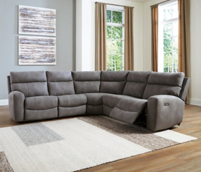 Next-Gen DuraPella Power Reclining Sectional - Dan Dan The Mattress Man (Midland, MI)