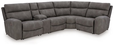 Next-Gen DuraPella Power Reclining Sectional - Dan Dan The Mattress Man (Midland, MI)
