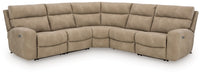 Next-Gen DuraPella Power Reclining Sectional - Dan Dan The Mattress Man (Midland, MI)