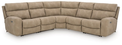 Next-Gen DuraPella Power Reclining Sectional - Dan Dan The Mattress Man (Midland, MI)