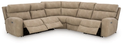 Next-Gen DuraPella Power Reclining Sectional - Dan Dan The Mattress Man (Midland, MI)