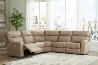 Next-Gen DuraPella Power Reclining Sectional - Dan Dan The Mattress Man (Midland, MI)