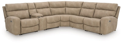 Next-Gen DuraPella Power Reclining Sectional - Dan Dan The Mattress Man (Midland, MI)