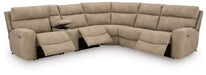 Next-Gen DuraPella Power Reclining Sectional - Dan Dan The Mattress Man (Midland, MI)