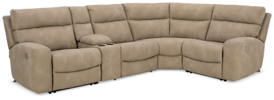 Next-Gen DuraPella Power Reclining Sectional - Dan Dan The Mattress Man (Midland, MI)