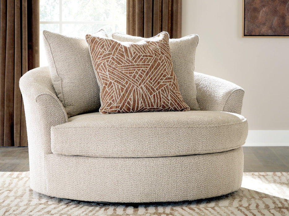Steelwater Retreat Oversized Swivel Accent Chair - Dan Dan The Mattress Man (Midland, MI)