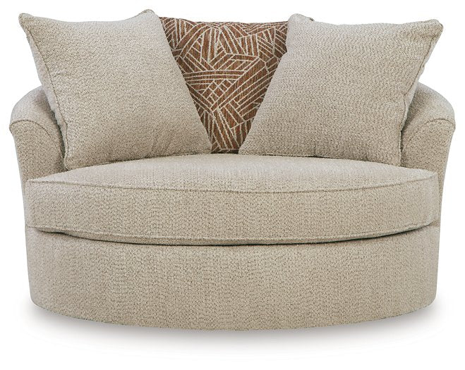 Steelwater Retreat Oversized Swivel Accent Chair - Dan Dan The Mattress Man (Midland, MI)