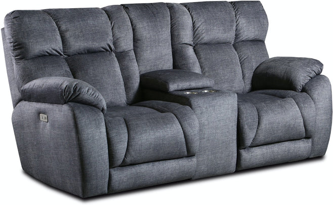 Wild Card Power Loveseat With Headrest and Console - Dan Dan The Mattress Man (Midland, MI)