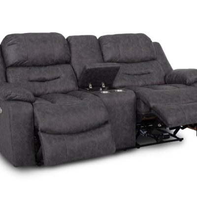Decker Reclining Loveseat with Console - Dan Dan The Mattress Man (Midland, MI)