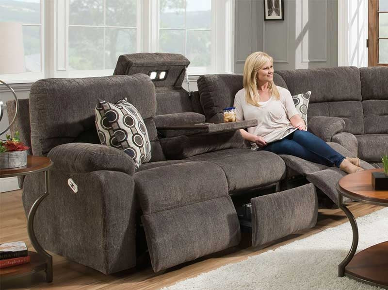 Tribute Power Reclining Sofa with power headrest and more - Dan Dan The Mattress Man (Midland, MI)