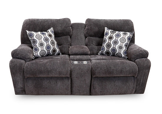 Tribute Power Reclining plus power headrest with console loveseat - Dan Dan The Mattress Man (Midland, MI)