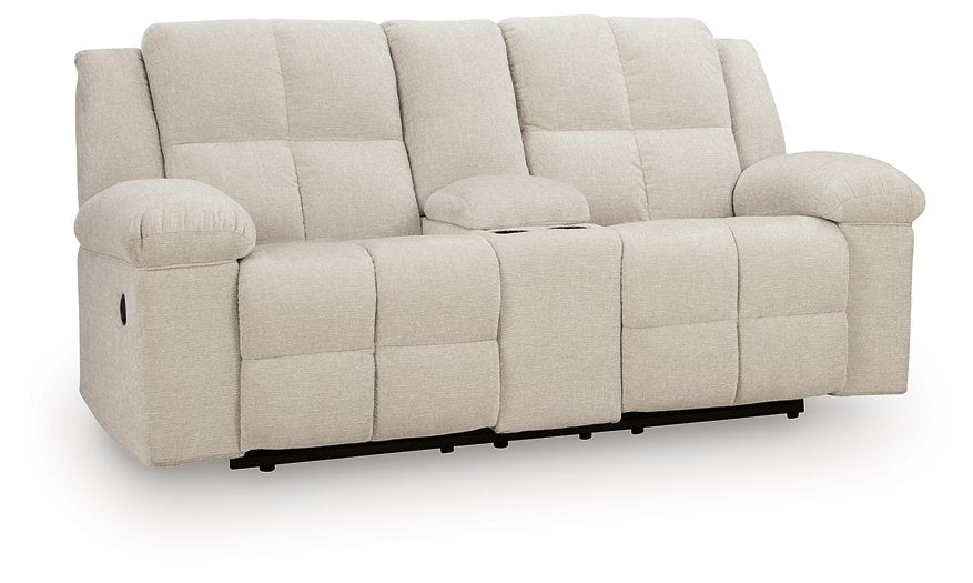 Orlen Reclining Loveseat with Console - Dan Dan The Mattress Man (Midland, MI)