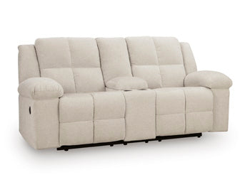 Orlen Reclining Loveseat with Console - Dan Dan The Mattress Man (Midland, MI)