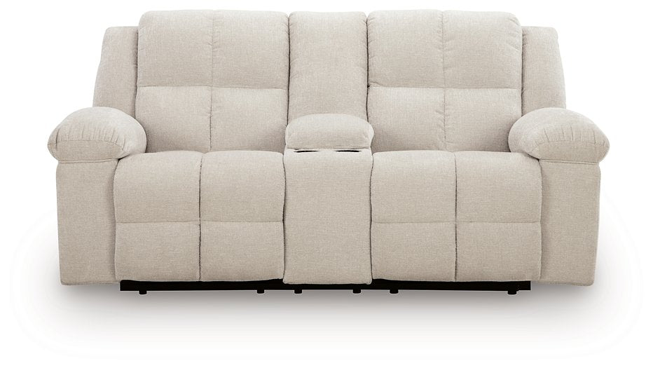 Orlen Reclining Loveseat with Console - Dan Dan The Mattress Man (Midland, MI)