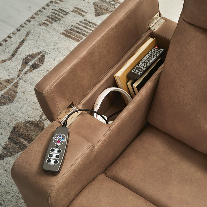 Lorrenton Power Glider Recliner with Audio System - Dan Dan The Mattress Man (Midland, MI)