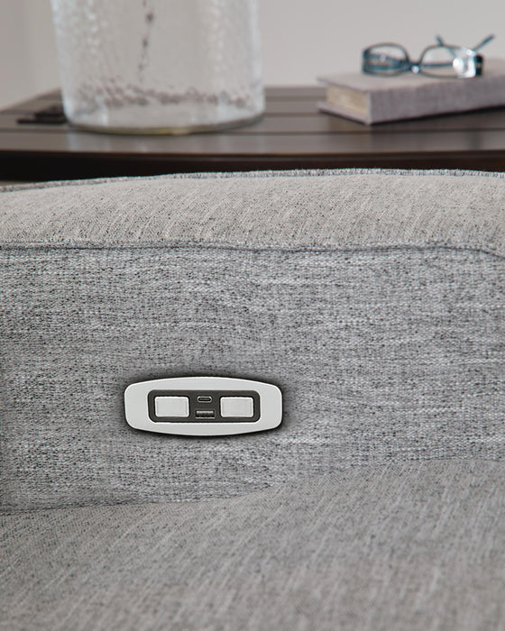 Biscoe Power Reclining Loveseat - Dan Dan The Mattress Man (Midland, MI)
