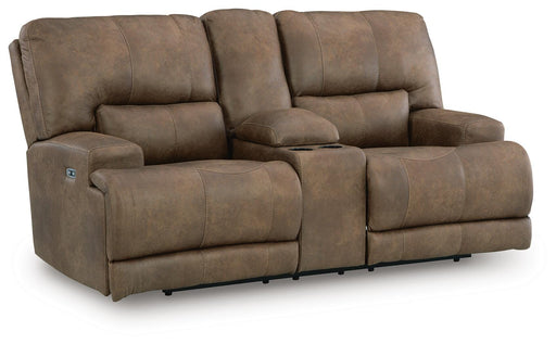Beckley Place Power Reclining Loveseat with Console - Dan Dan The Mattress Man (Midland, MI)