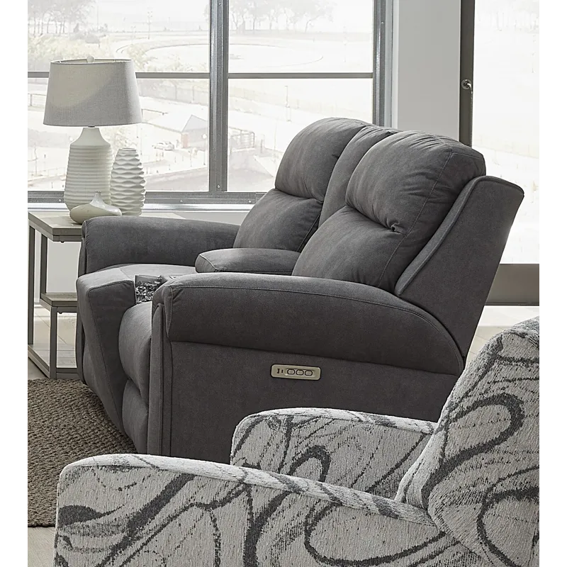 Bellingham Triple Power Loveseat With Console - Dan Dan The Mattress Man (Midland, MI)