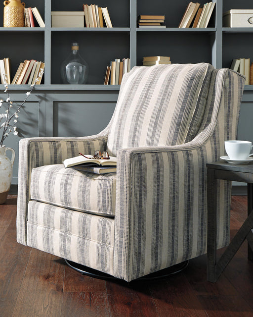 Kambria Swivel Glider Accent Chair - Dan Dan The Mattress Man (Midland, MI)