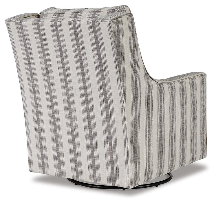 Kambria Swivel Glider Accent Chair - Dan Dan The Mattress Man (Midland, MI)