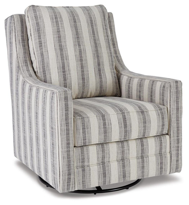 Kambria Swivel Glider Accent Chair - Dan Dan The Mattress Man (Midland, MI)