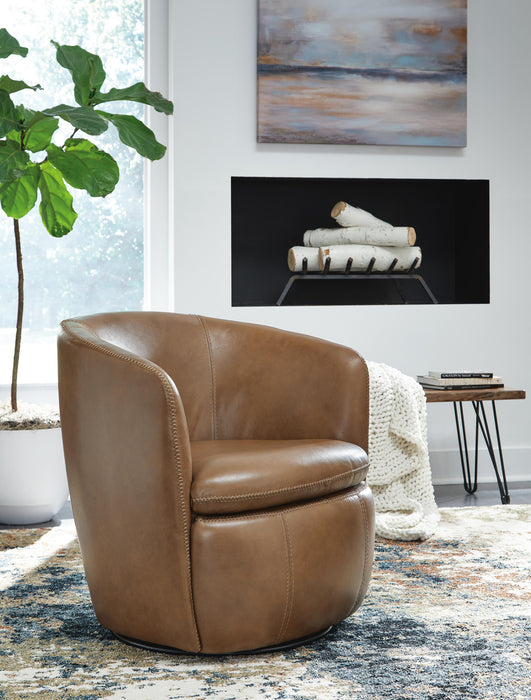 Kierreys Swivel Accent Chair - Dan Dan The Mattress Man (Midland, MI)