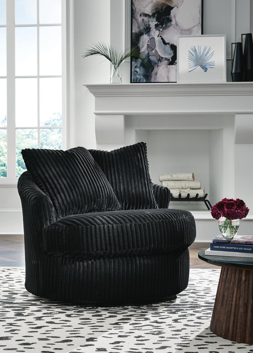 Gramwell Swivel Accent Chair - Dan Dan The Mattress Man (Midland, MI)