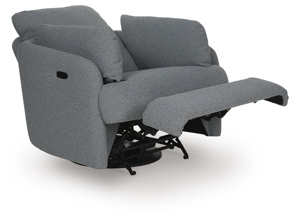 Alainmont Next-Gen Nuvella Swivel Power Recliner - Dan Dan The Mattress Man (Midland, MI)