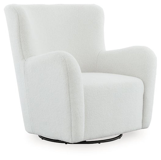 Rowenburg Swivel Glider Accent Chair - Dan Dan The Mattress Man (Midland, MI)