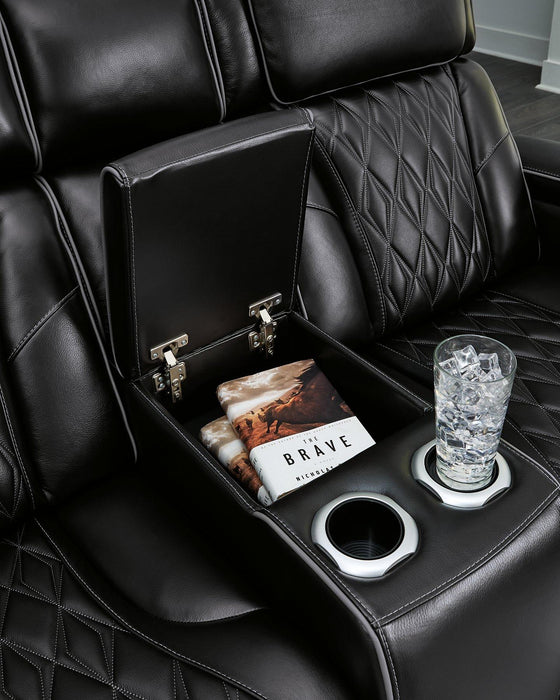 Boyington Power Reclining Loveseat with Console - Dan Dan The Mattress Man (Midland, MI)