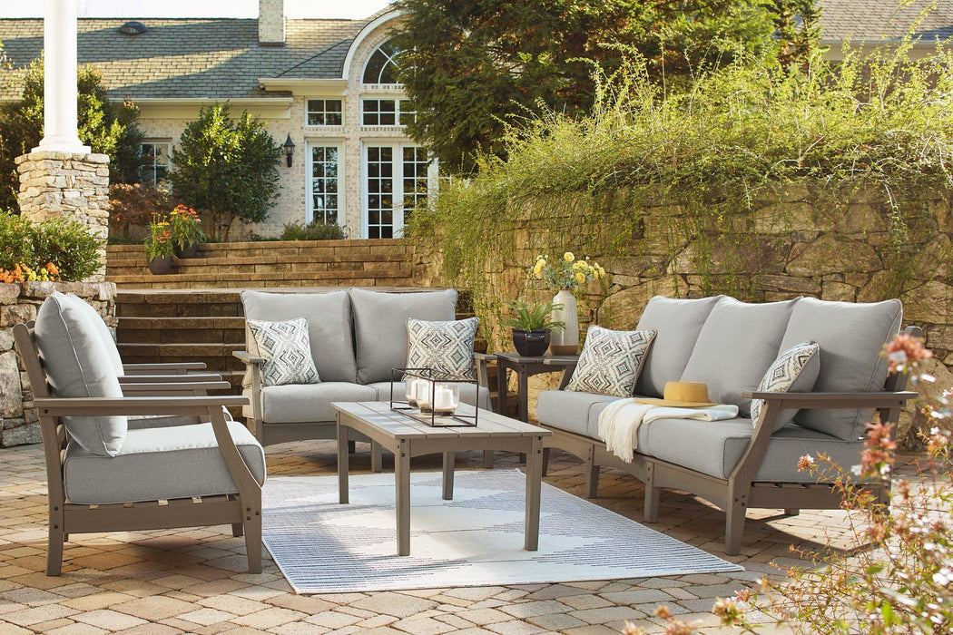 Visola Outdoor Sofa and Loveseat Set