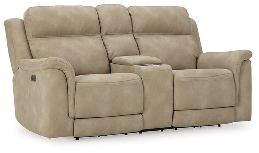 Next-Gen DuraPella Power Reclining Loveseat with Console - Dan Dan The Mattress Man (Midland, MI)