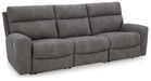 Next-Gen DuraPella Power Reclining Sectional Sofa - Dan Dan The Mattress Man (Midland, MI)