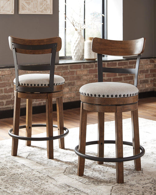 Valebeck Counter Height Bar Stool - Dan Dan The Mattress Man (Midland, MI)