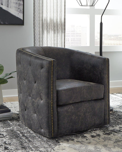 Brentlow Swivel Accent Chair - Dan Dan The Mattress Man (Midland, MI)