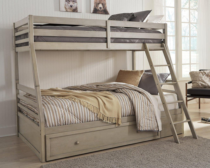 Lettner Youth Bunk Bed with 1 Large Storage Drawer