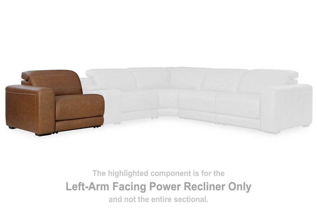 Magic Man 5-Piece Power Reclining Sectional - Dan Dan The Mattress Man (Midland, MI)