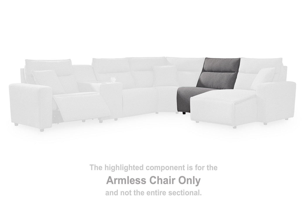 Modmax Power Reclining Sectional with Chaise - Dan Dan The Mattress Man (Midland, MI)