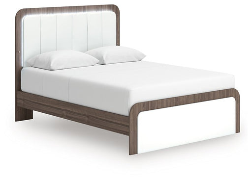 Kendanport Upholstered Bed - Dan Dan The Mattress Man (Midland, MI)