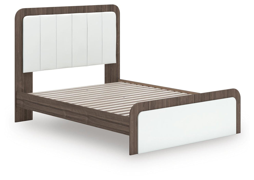 Kendanport Upholstered Bed - Dan Dan The Mattress Man (Midland, MI)