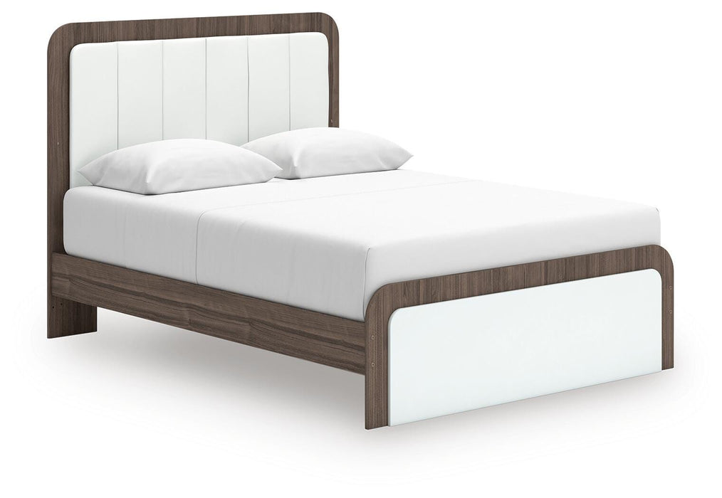 Kendanport Upholstered Bed - Dan Dan The Mattress Man (Midland, MI)