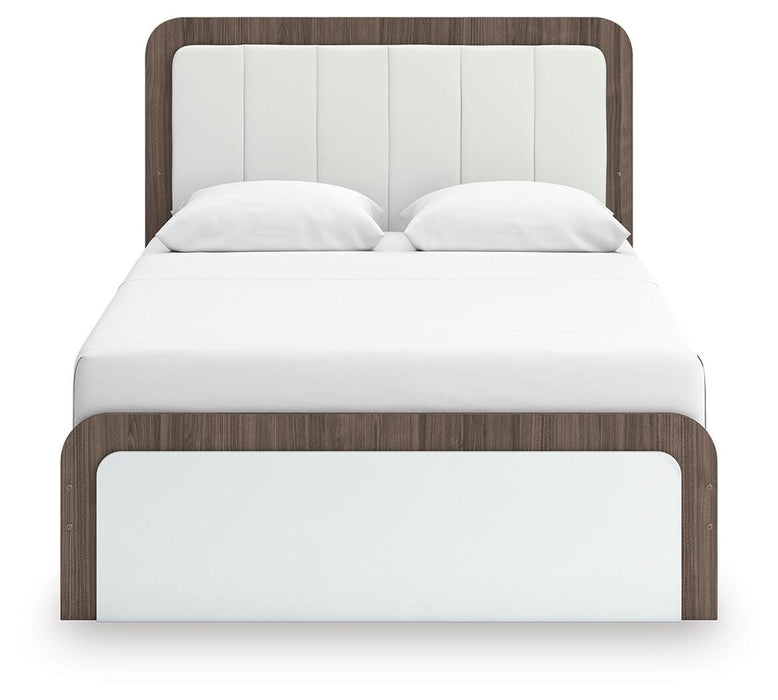 Kendanport Upholstered Bed - Dan Dan The Mattress Man (Midland, MI)