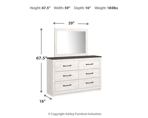 Gerridan Dresser and Mirror - Dan Dan The Mattress Man (Midland, MI)