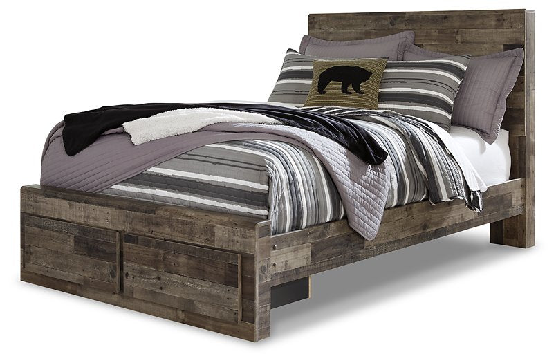 Derekson Bed with 2 Storage Drawers