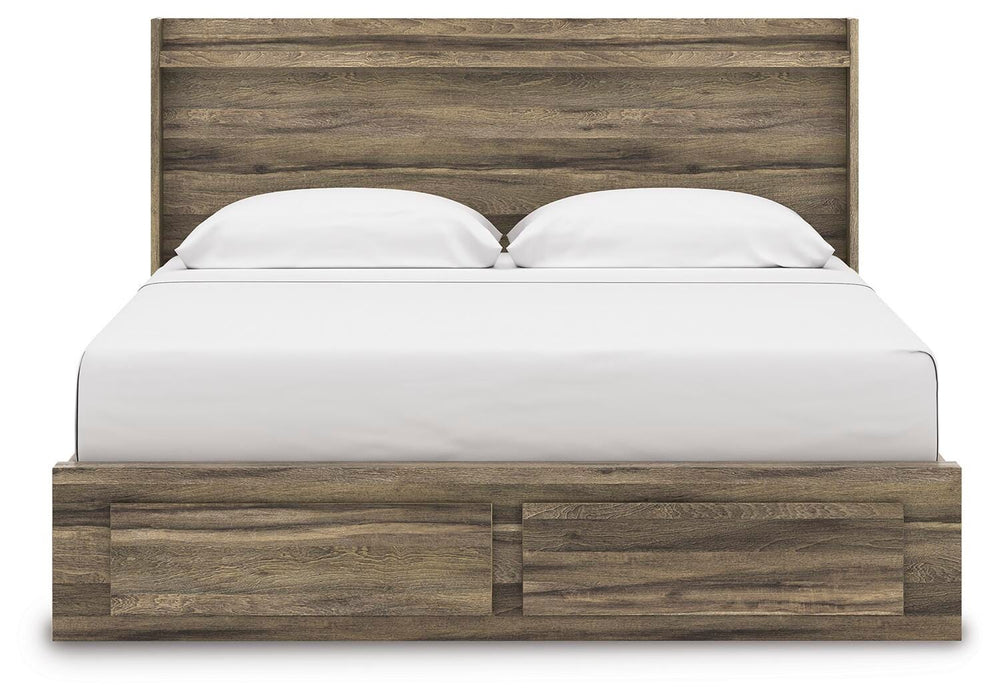 Elbrim Panel Storage Bed - Dan Dan The Mattress Man (Midland, MI)
